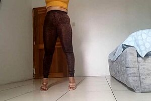 Making myself delicious before partying to fuck college guy