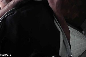 POV Beauty Milf Sucks Cock Swallows Cum For Cash