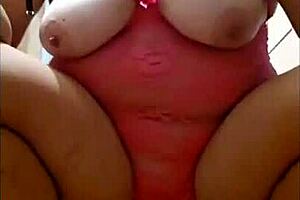 Greek amateur wife slams huge dildo deep in shaved pussy for orgasm