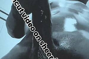 sneak peek horny black white masterbation saga closeup oiled