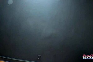 Brunette coed sabrina rubs small tits and pussy sucking hard cock to cumshot