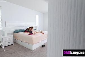 dad bangs hot teen stepdaughter cowgirl right in my face