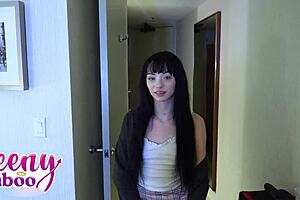 Babysitter Cecelia Taylor Earns Creampie Promotion with Boss Fuck