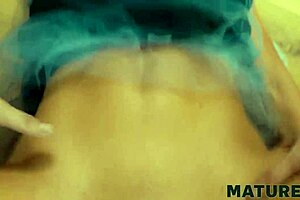 mature hungarian maid, you'll clean my cock as my submissive slut now