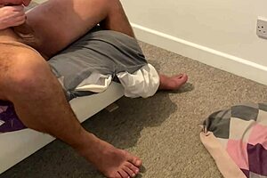 STEP MOM SUCKS DICK FUCKS RIDES CUMS ON BELLY!