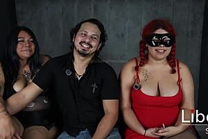 Chubby Tetonas Culonas Latinas Suck and Fuck in Group Casting!