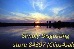 Bbw Fetish Fruit Juice Play Turns Utterly Disgusting