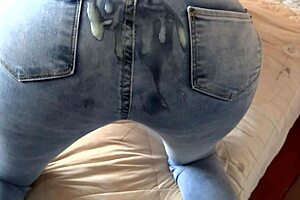 Why not cum deep in my tight ass while jeans stay on beautiful 58yo mature moans loud
