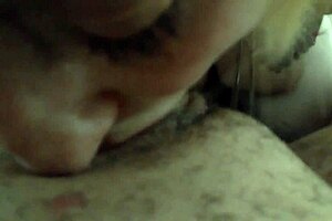 blonde milf's huge natural tits and big pussy lips stretched in anal boquete
