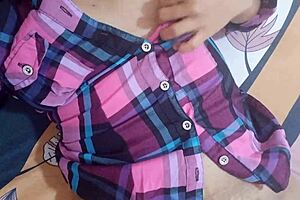 latina shows up for job interview ends up fucked while fingering her creampied pussy sharing the story