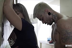 What if your busty milf sister-in-law gets fucked in laundry while hubby's showering?