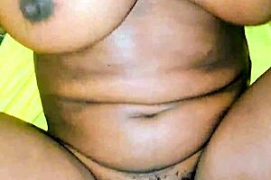 She bends over her massive ebony ass for intense pov doggystyle pounding until creampie orgasm in full homemade video