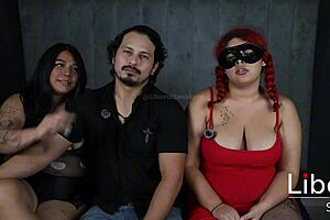 Chubby Tetonas Culonas Latinas Suck and Fuck in Group Casting!