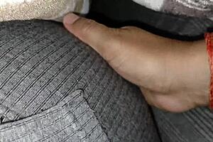 My college roommate bends me over for hard doggystyle creampie in dorm after cunilingus