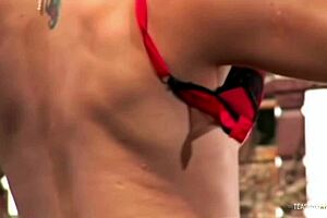 Blonde Milf Craves BBC Anal Pounding Outdoors!