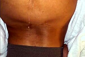 latina milf esposa's tight hairy pussy drips upclose 😍