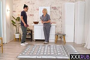 Curvy Blonde Milf Ryan Keely Takes Rough Pussy Pounding Post-Massage