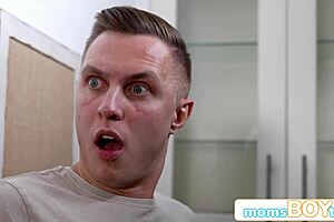 mandy rhea moans as i suck his cock deeper molly during our kinky neighbor threesome