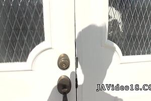 ameri koshikawa strips fast for intense jav creampie with tears and toys