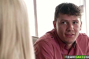 sexy allie nicole sucks young 18+ cock after craving mature one shaved pussy narrow ass