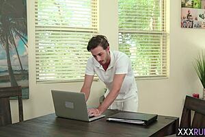 Two Hot Oiled Lesbians Massage Finger Each Other Deep