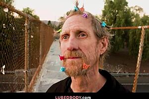 sensual redhead masseuse deepthroats in nuru massage session