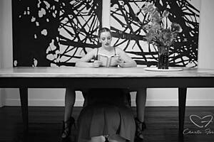 Amber Moores' Erotic Book Ignites Charlie Forde's Cunt Fingering Frenzy