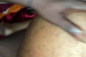 Chubby Ebony Stepmom's Fat Ass Squirts on Black Monster Cock!