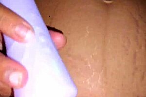 latina milf esposa's tight hairy pussy drips upclose 😍