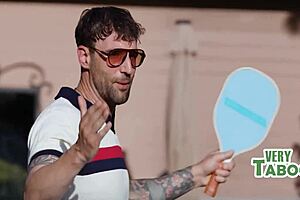 Step-family joins outdoor orgy under skirts at rally?