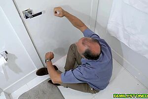 lucky stepson pounds huge titted stepmom in doggystyle and cowgirl