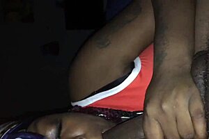 black mature slut's wet deepthroat head game goes crazy homemade sucking cock