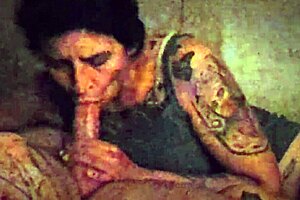 autumn sunshine slurps that huge throbbing cock deep