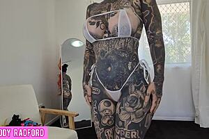 Curvy Amateur MILF Tries Sheer Micro Bikini Haul In Bedroom Tease