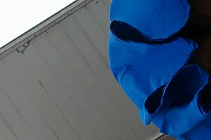 you recording your stepmom cleaning sidewalk publicly in that sexy maid outfit?