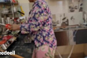 stepmom calls me to kitchen while stepdad sleeps nearby