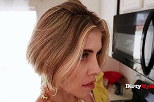 neglected housewife kyaa chimera bakes cream pie from forbidden young vendor juan loco