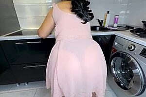 Irresistible Craving: Stepson Fills Stepmom's Mouth Then Pounds Tight Ass