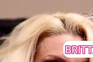 brittany andrews toys juicy ass in winter cabin solo bliss