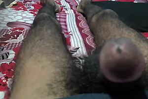 desi wife spreads closeup pussy for dirty husband chudai in bedroom ass shaking hard