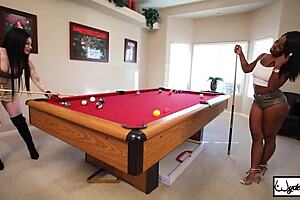 harmonie marquis and her big tits milf friend lick wet pussies in intriguing girl-on-girl play