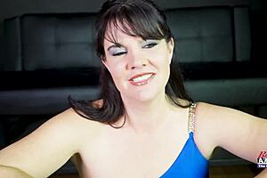 mature brunette mckayla slobs on knob then gets pussy hammered hard