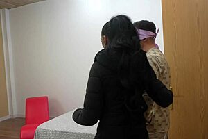 marido cornudo lets me fuck his huge tits wife in front of him real cuckold