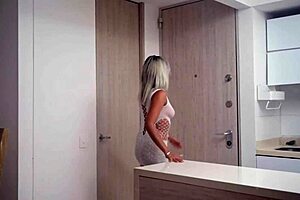 mi esposa licks fingering her best amiga's huge tits closeup