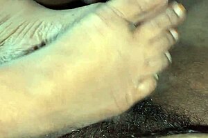 i'm fingering my horny stepmom till she squirts hard