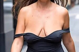 Braless busty milfs bounce huge natural tits public compilation