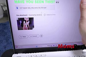 Step-Son Catches Stepmom Watching Stepsis Porn Together?