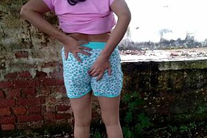 stranger fucks my stepmom's ass in jungle ruins publicly 😈🍑🌿 she cums hard!!