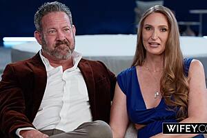 wifey brandi johnson spitroasted creampied deepthroat mmf while hubby watches?