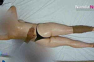 real masseur fucked me hard during erotic massage and blasted huge facial cumshot